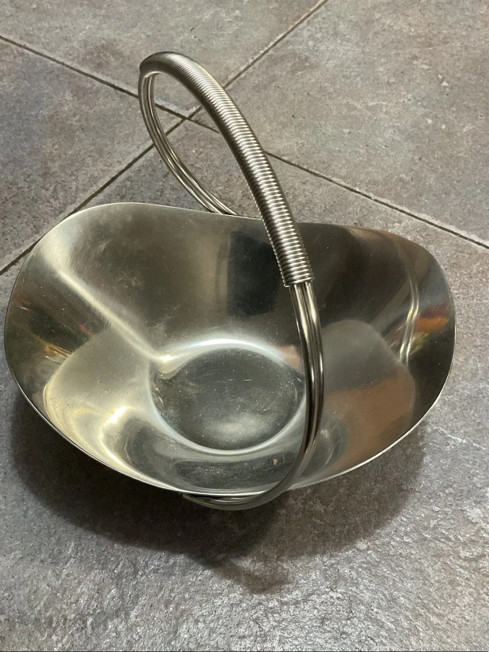 Stainless steel bowl made in Denmark